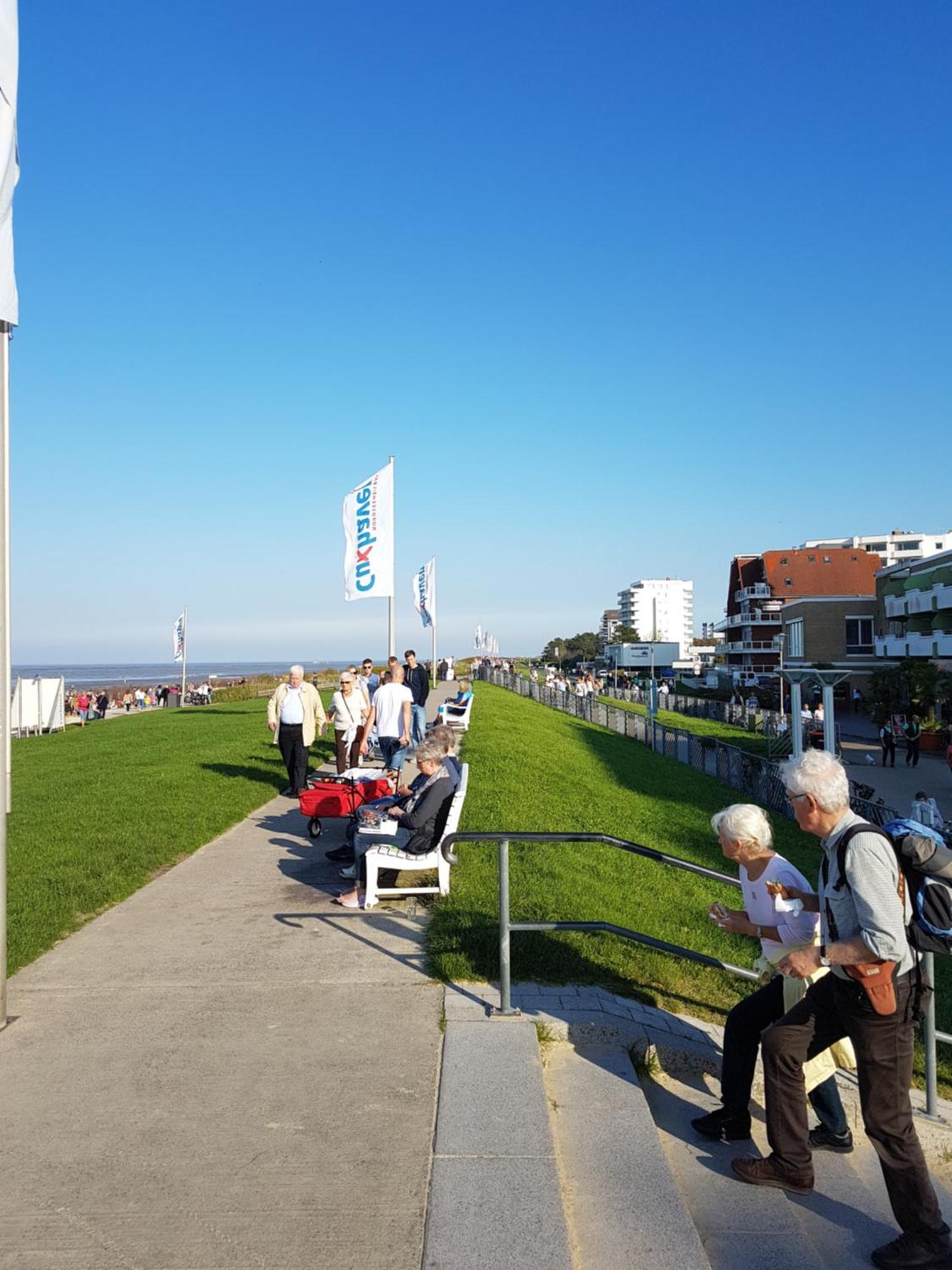 Gemuetliches Apartment Direkt Am Strand Cuxhaven Eksteriør billede