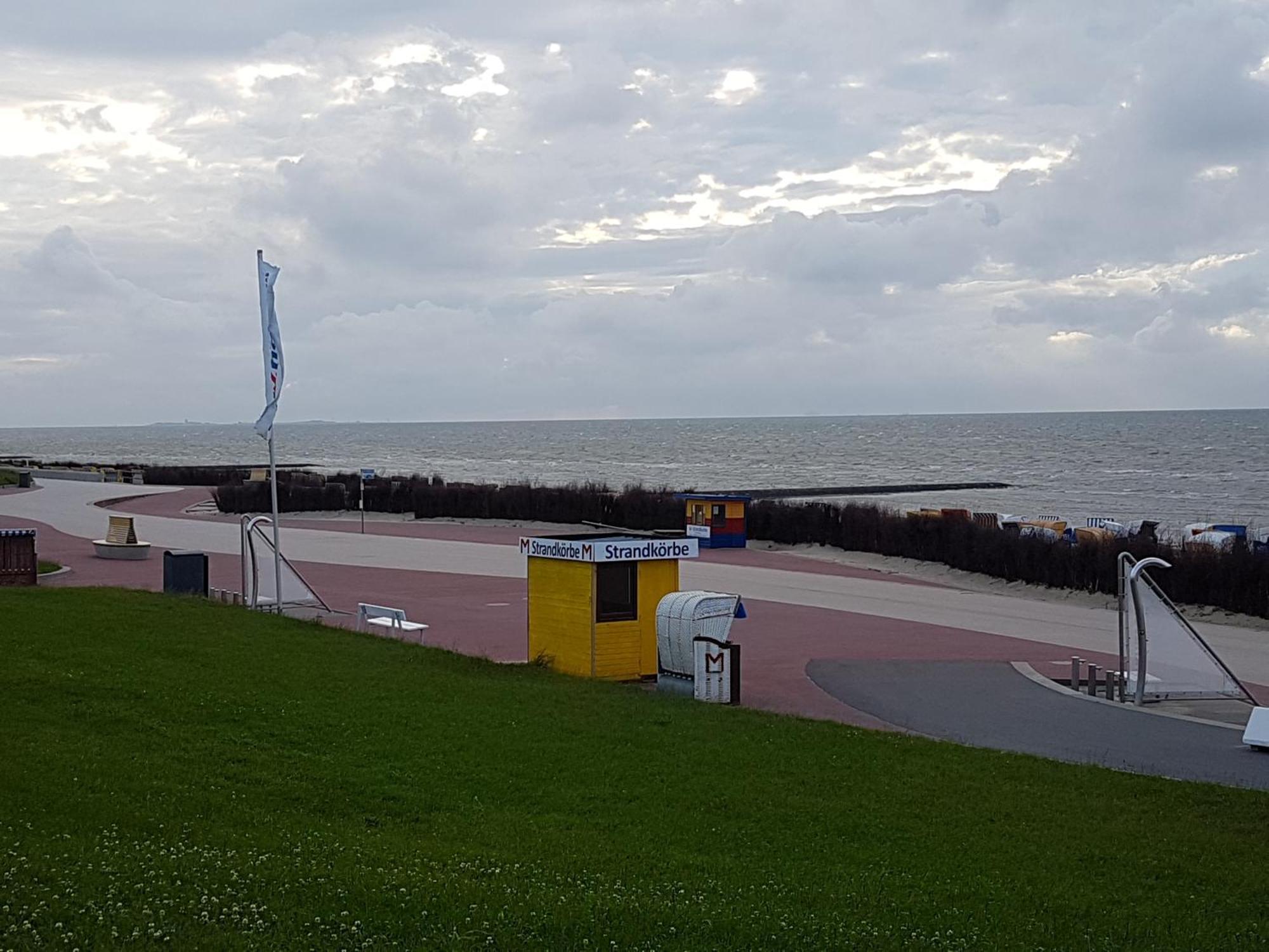 Gemuetliches Apartment Direkt Am Strand Cuxhaven Eksteriør billede